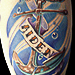 Tattoos - Anchor and banner - 60856